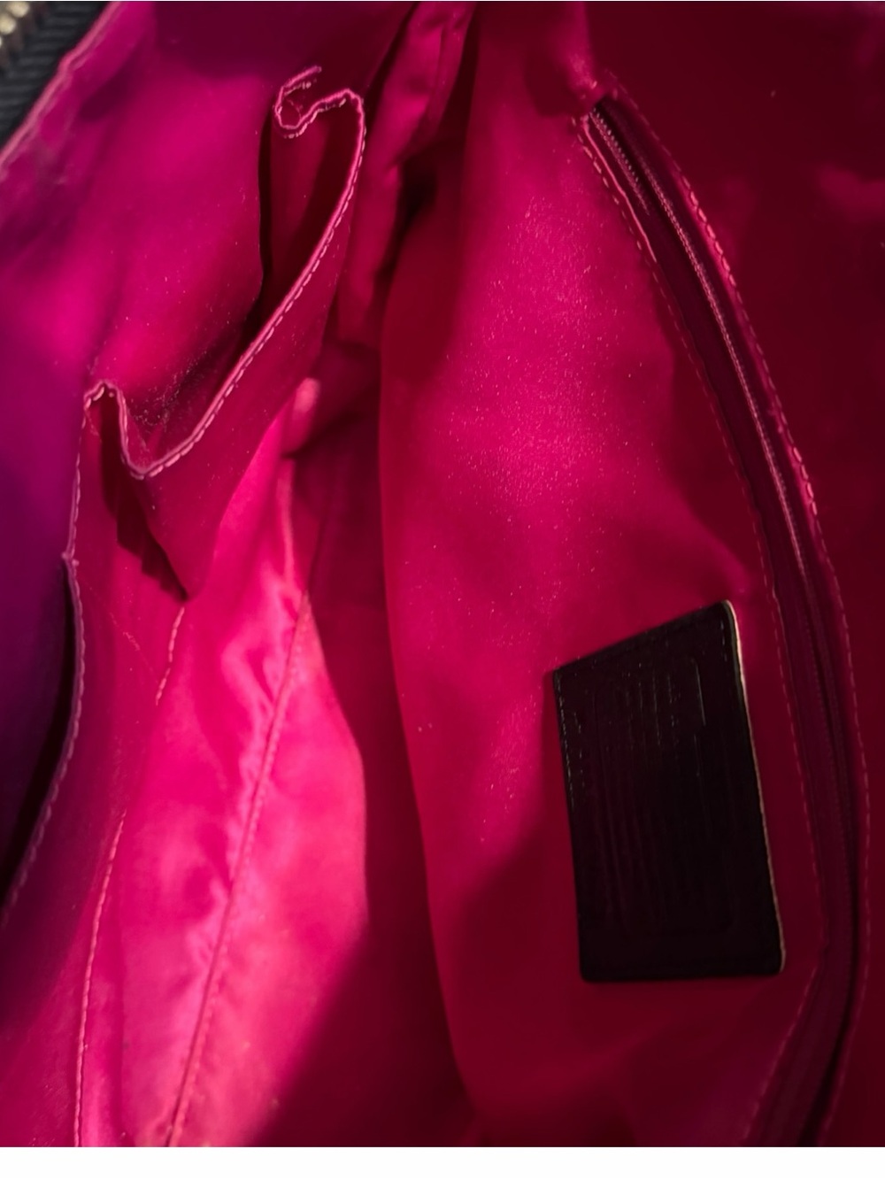 Coach Purple & Magenta poppy tartan Plaid Y2K signature Tote - Picture 13 of 16